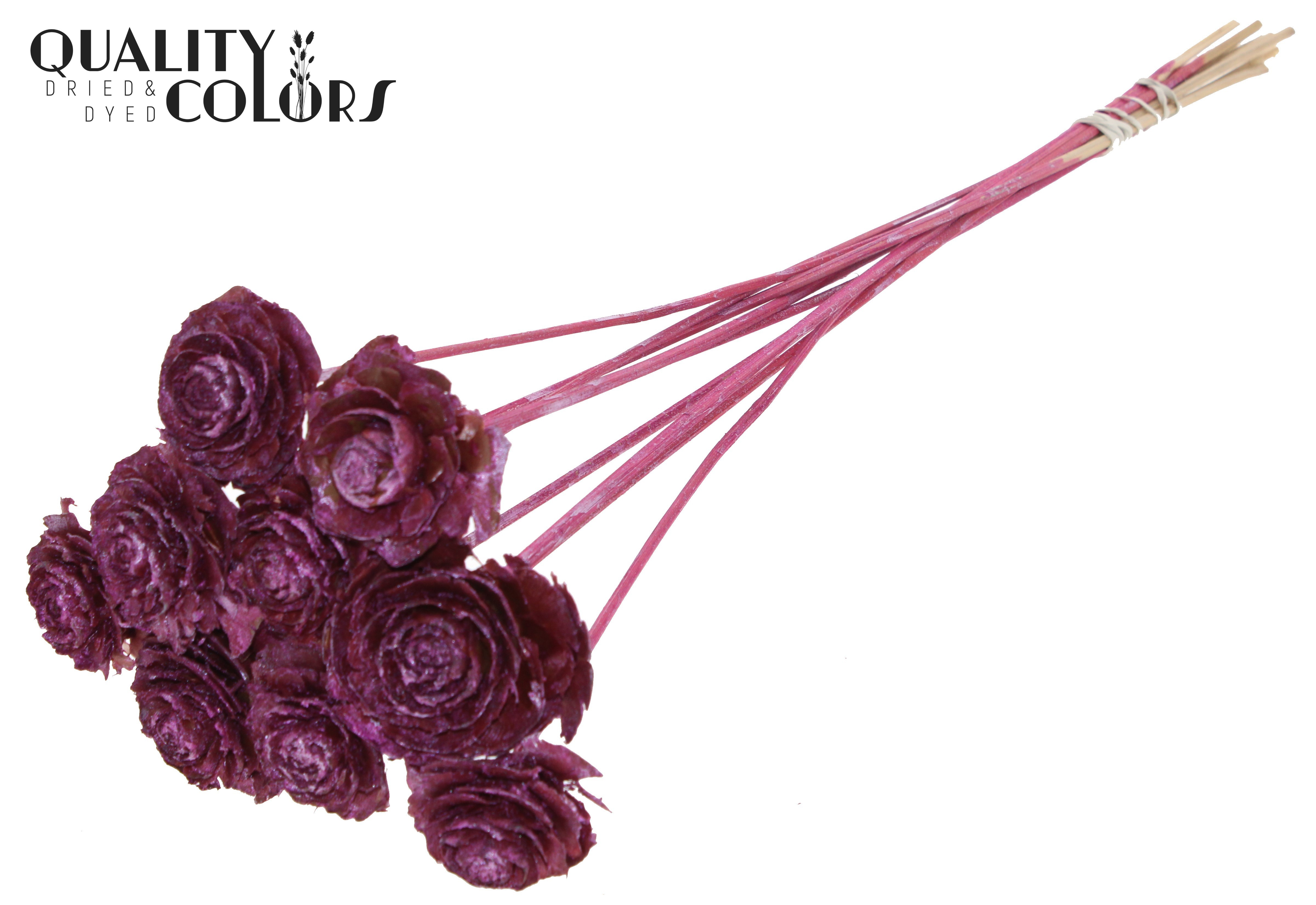 Cedar Rose Metallic Pink 50cm