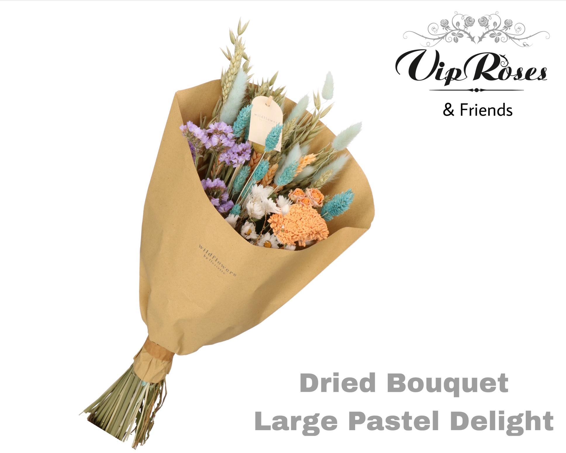 Dried Bouquet Large Pastel Delight 60 cm