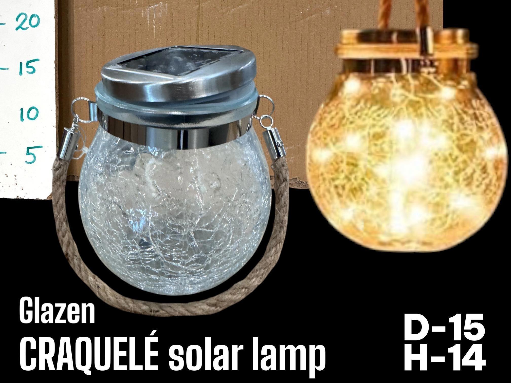 Glazen Hanging Solar Light
