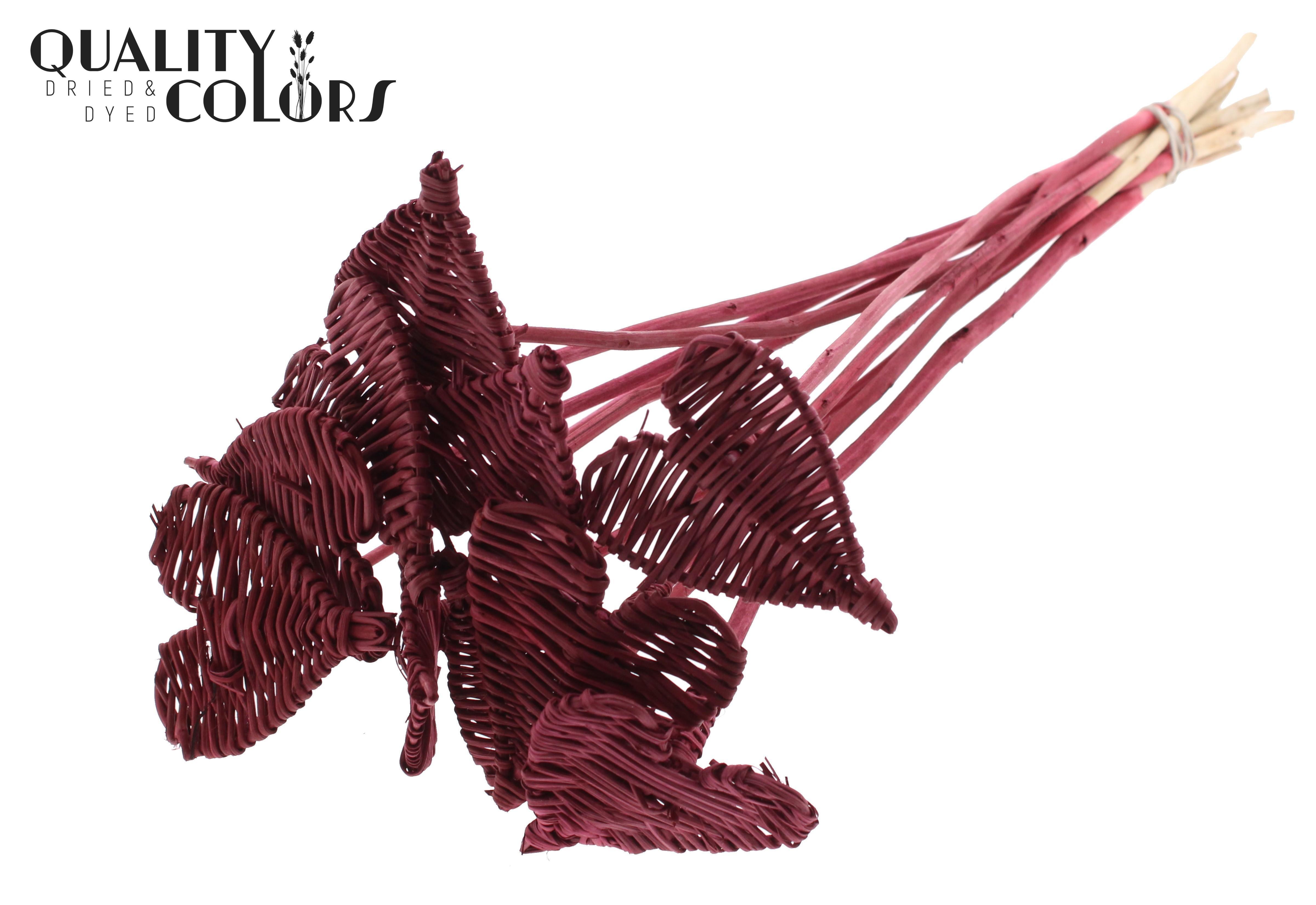Lata Heart Burgundy 50cm