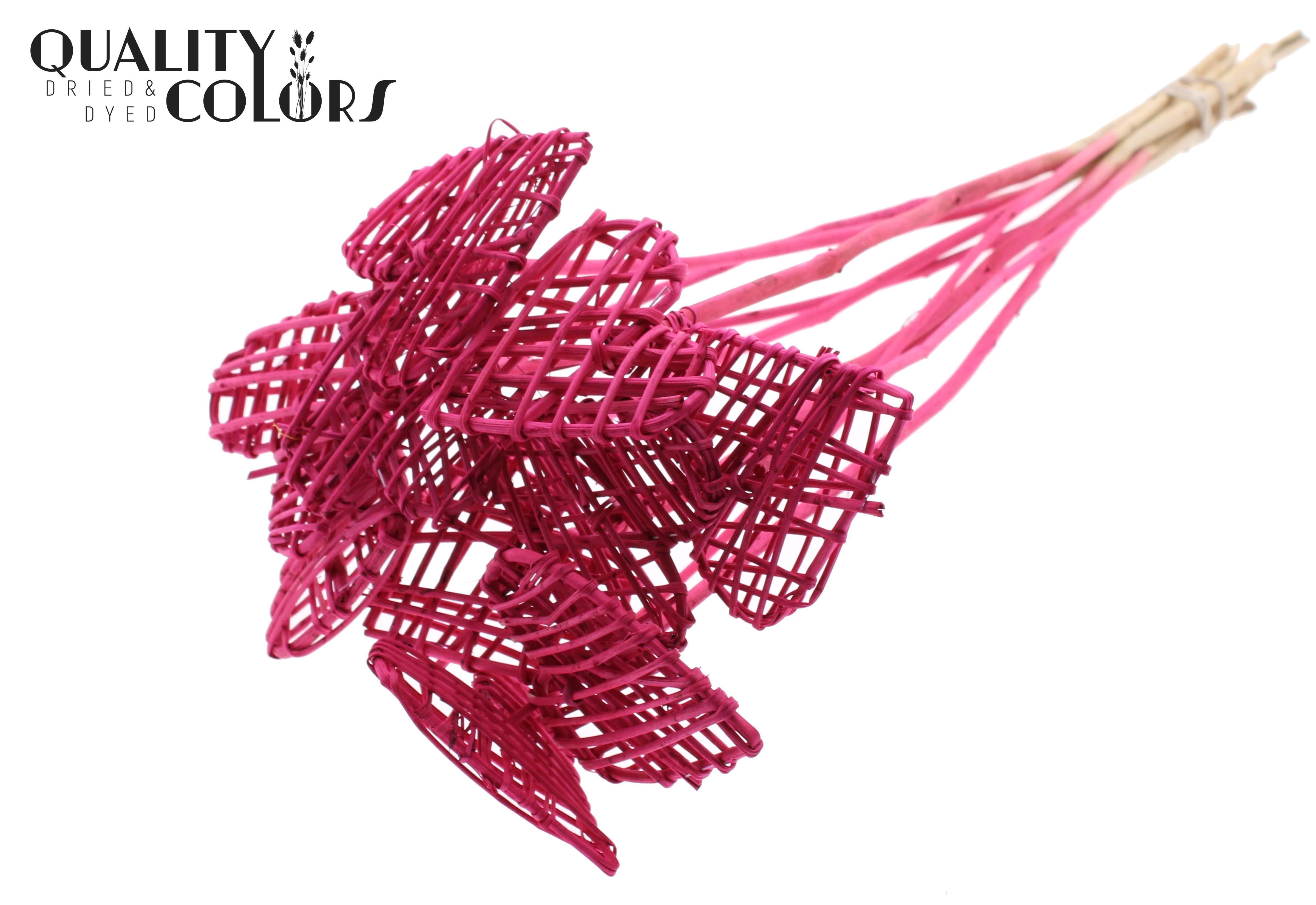 Lata Heart Cerise 50cm