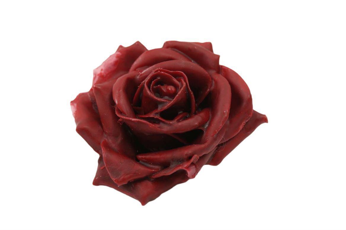 Wax Rose D10 Bordeaux