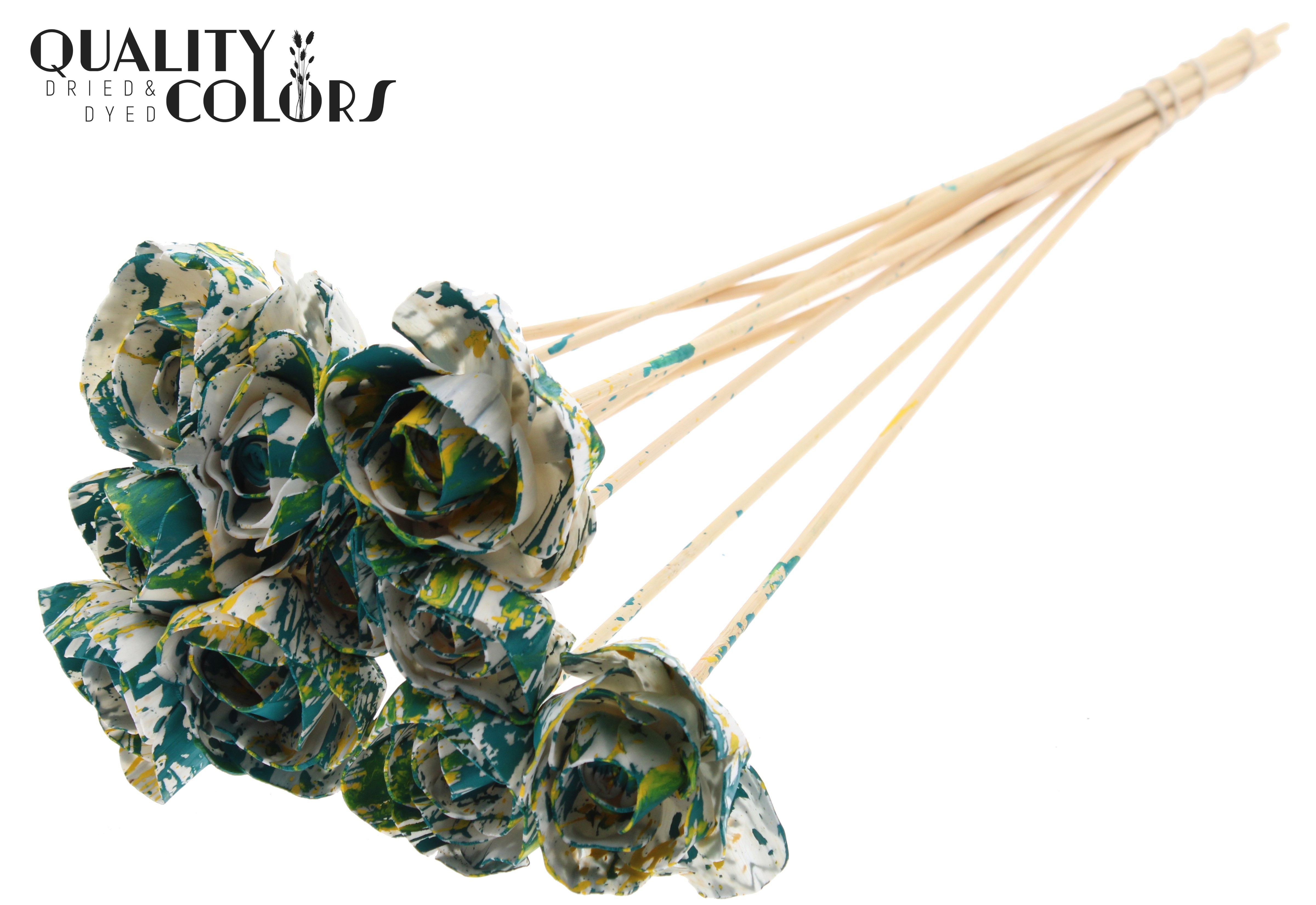 Shola Dear Holly Multicolour Green Yellow 50cm