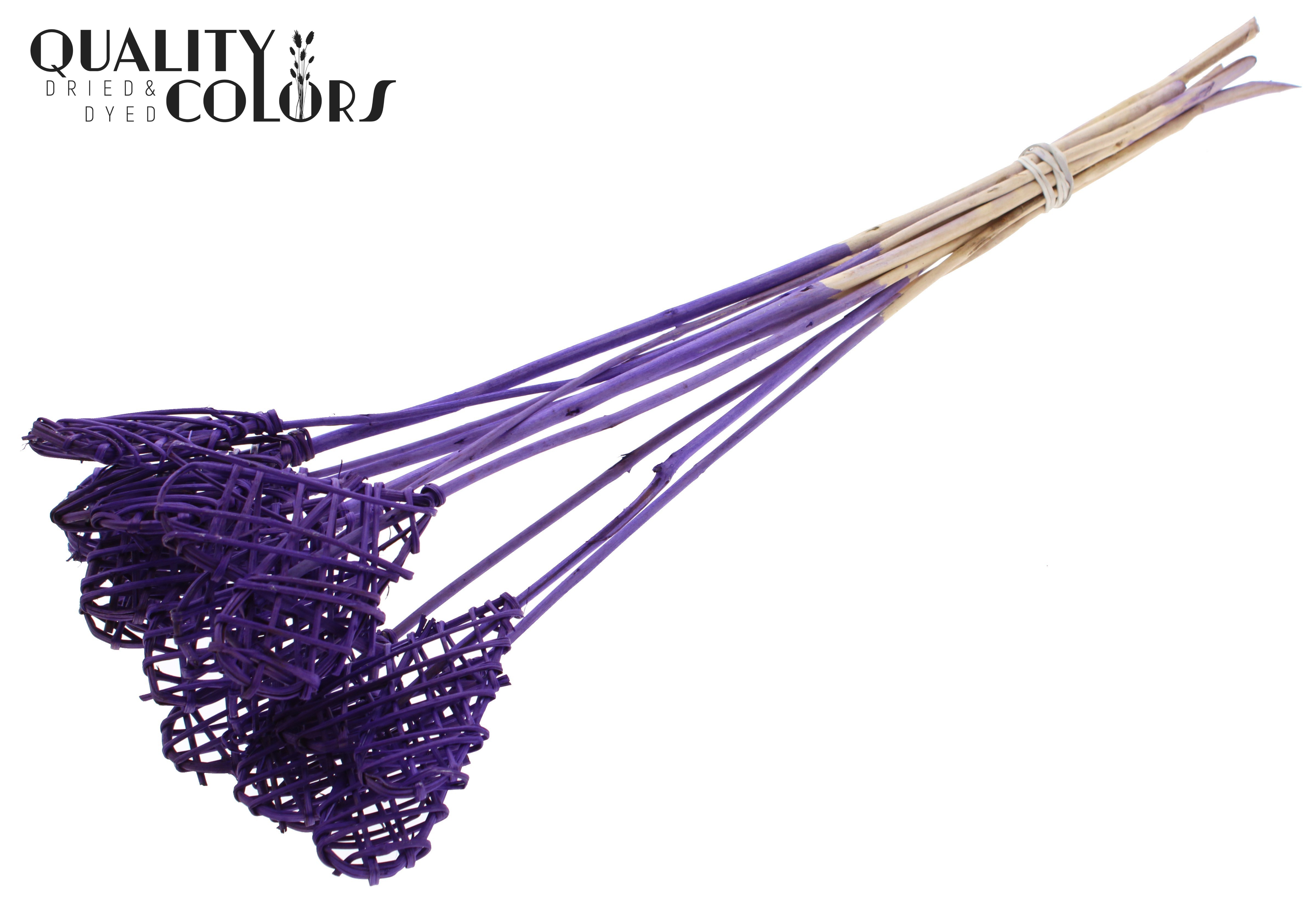 Lata Heart Purple 50cm