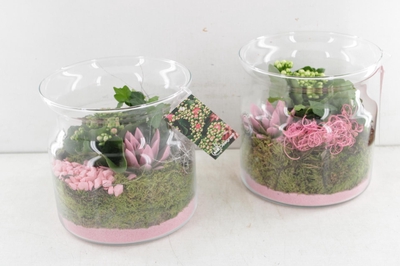 Arr2 Mb Candy Jar - Roze/wit