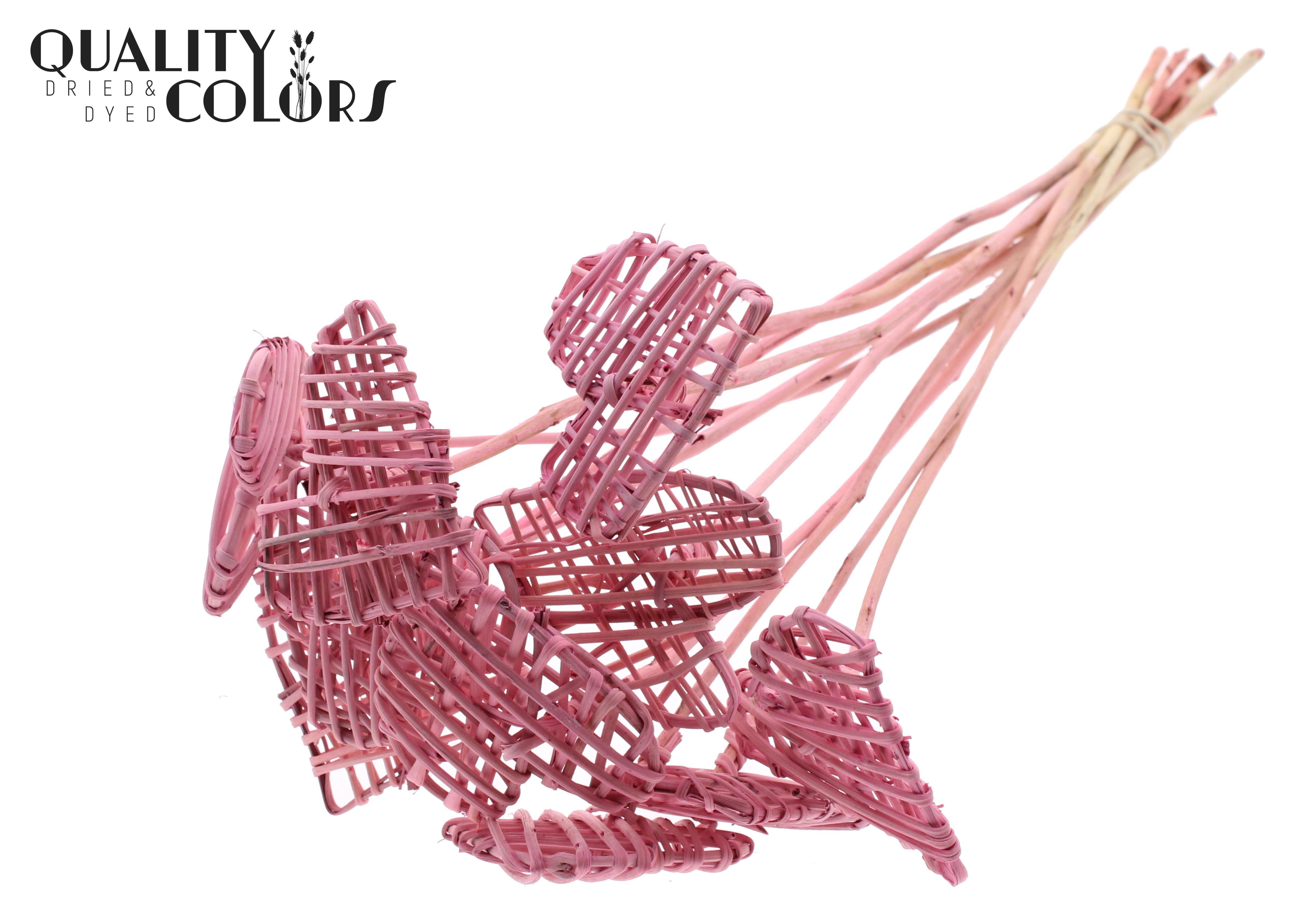 Lata Heart Frosted Pink 50cm