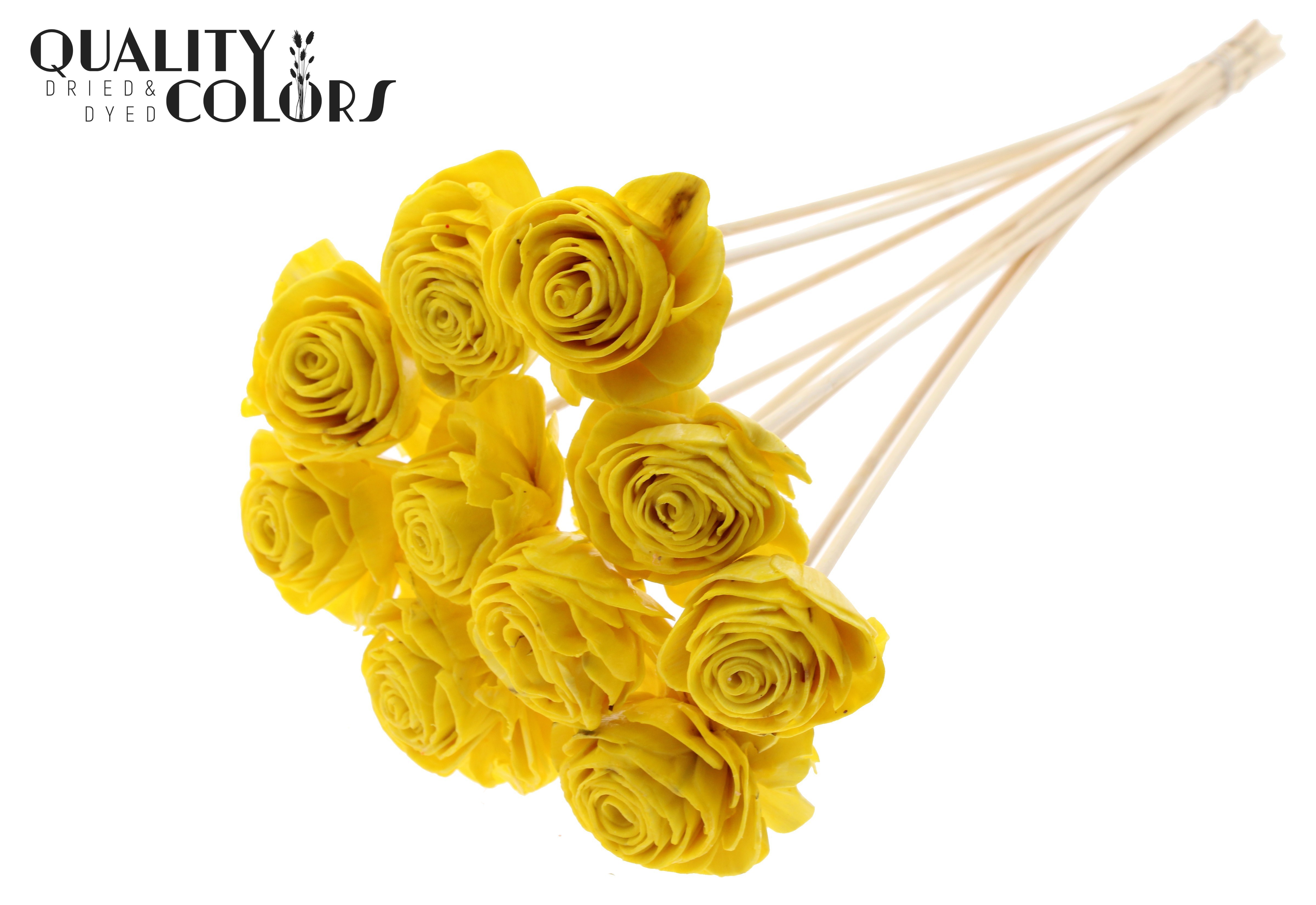 Shola Beauty Rose Wax Yellow 50cm