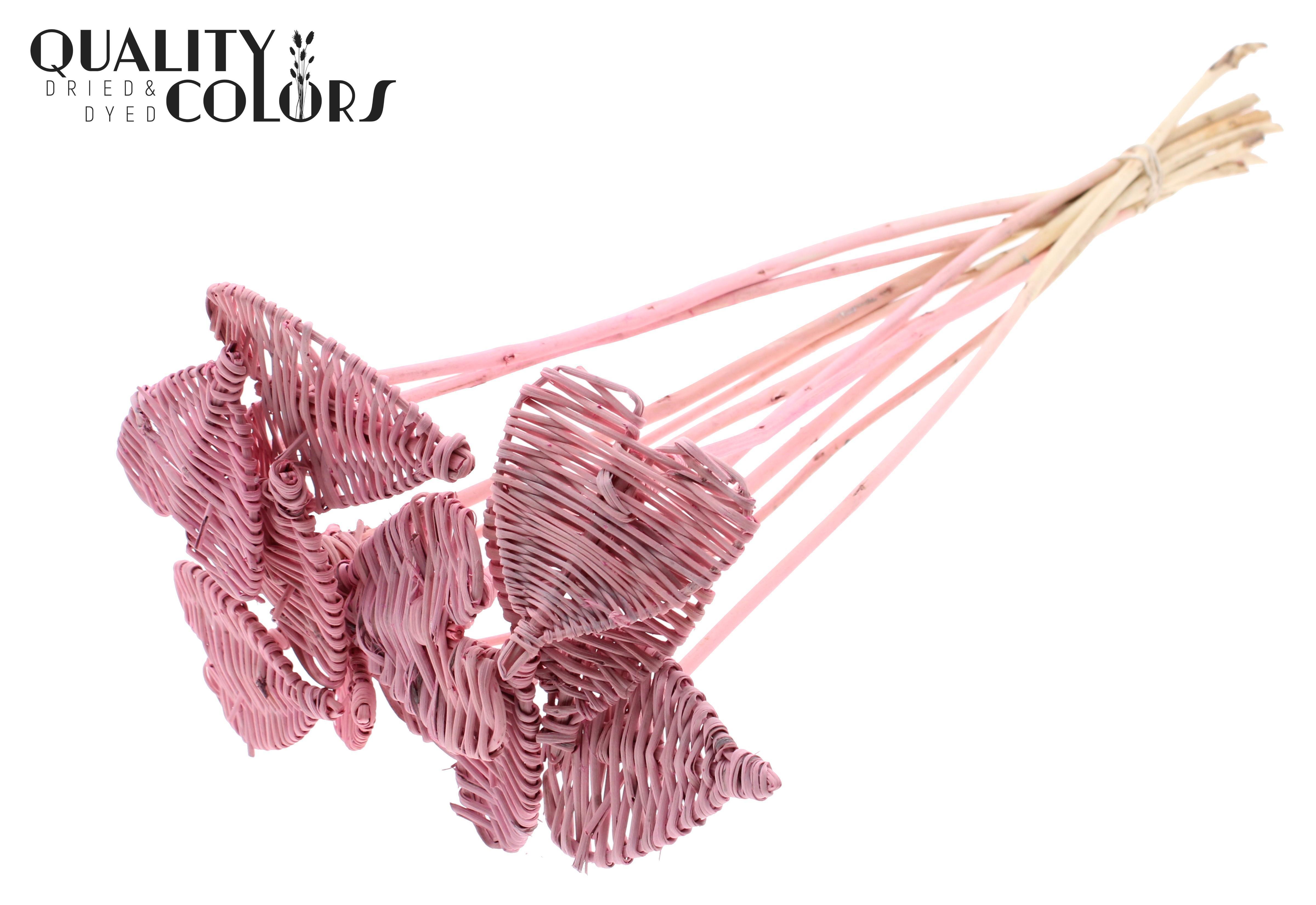 Lata Heart Frosted Pink 50cm