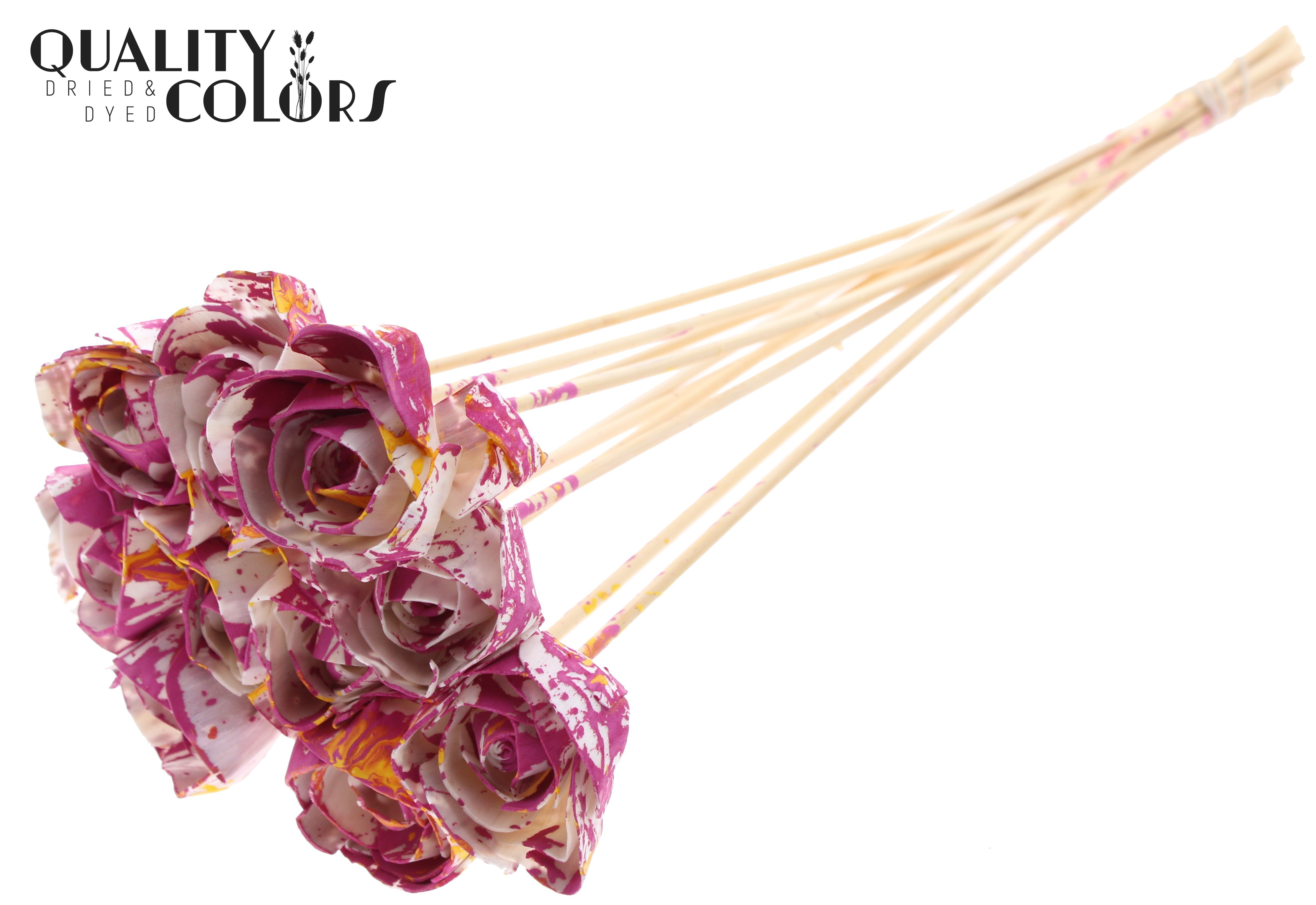 Shola Dear Holly Multicolour Cerise Yellow 50cm