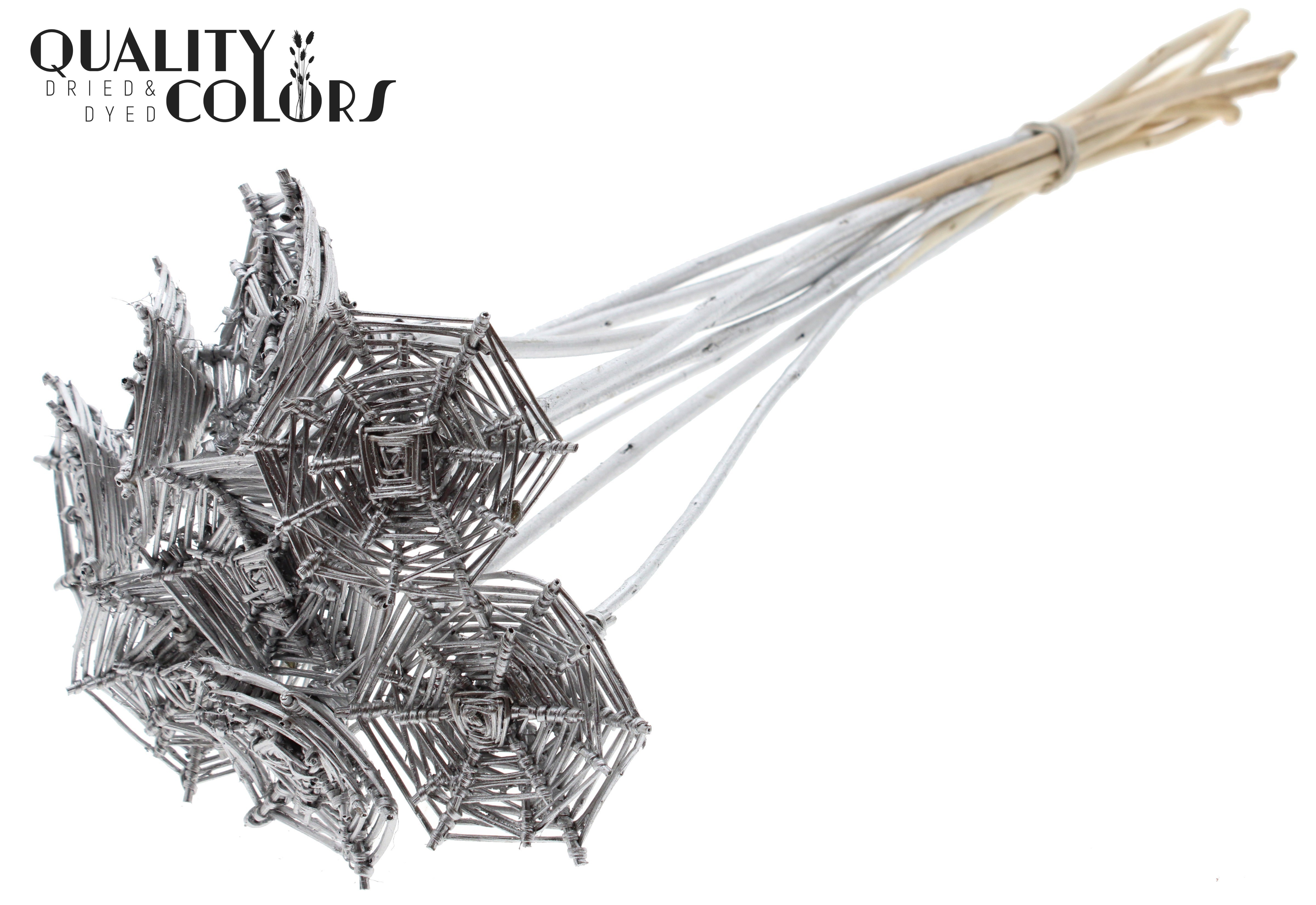 Lata Spiderweb Silver 50cm
