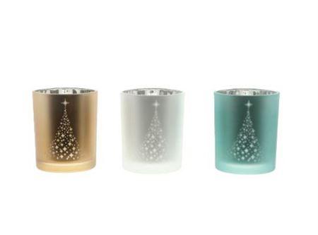 Tealight House 3 Ass H8d7