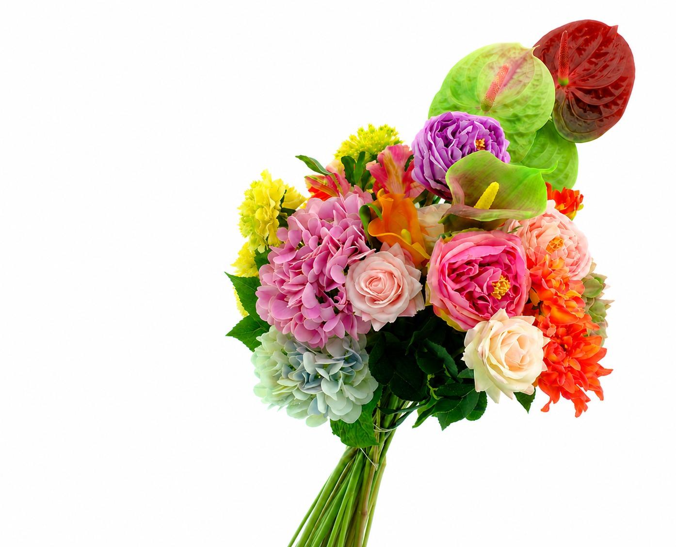 Dried Artificial Soft Touch Bouquet Mix