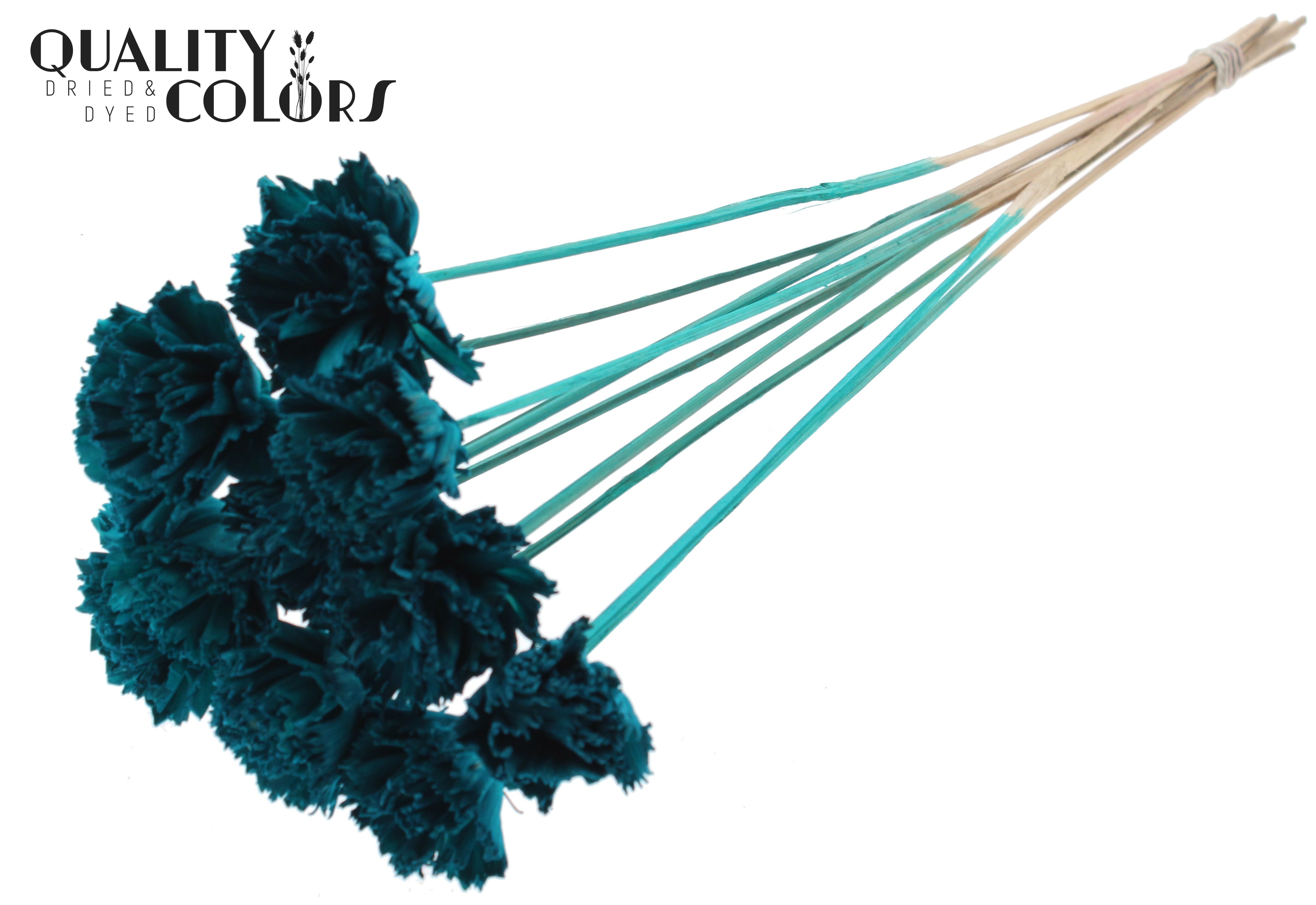 Shola Karnish Flower Turquoise 50cm