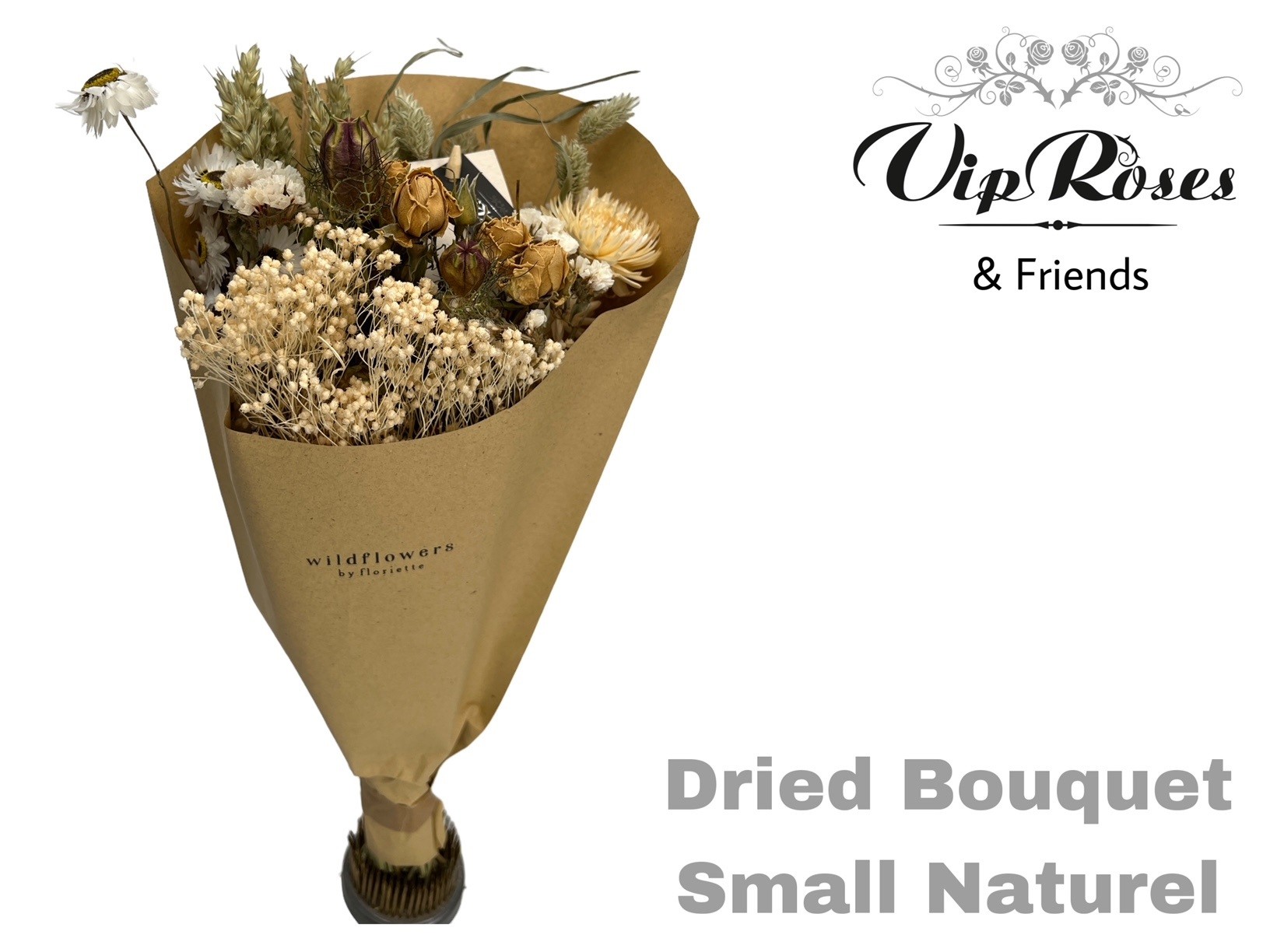 Dried Bouquet Small Naturel X12 35 cm