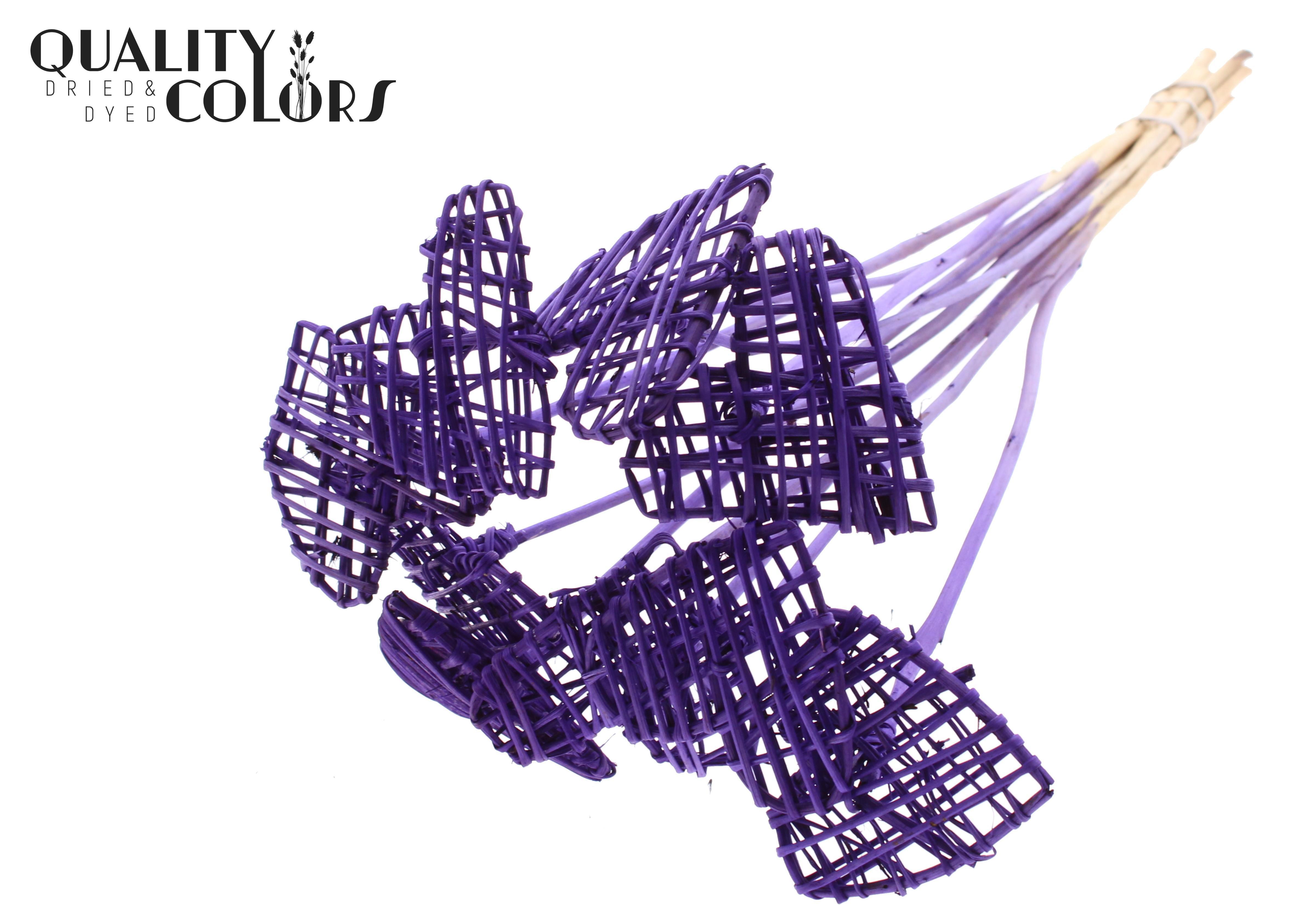 Lata Heart Purple 50cm