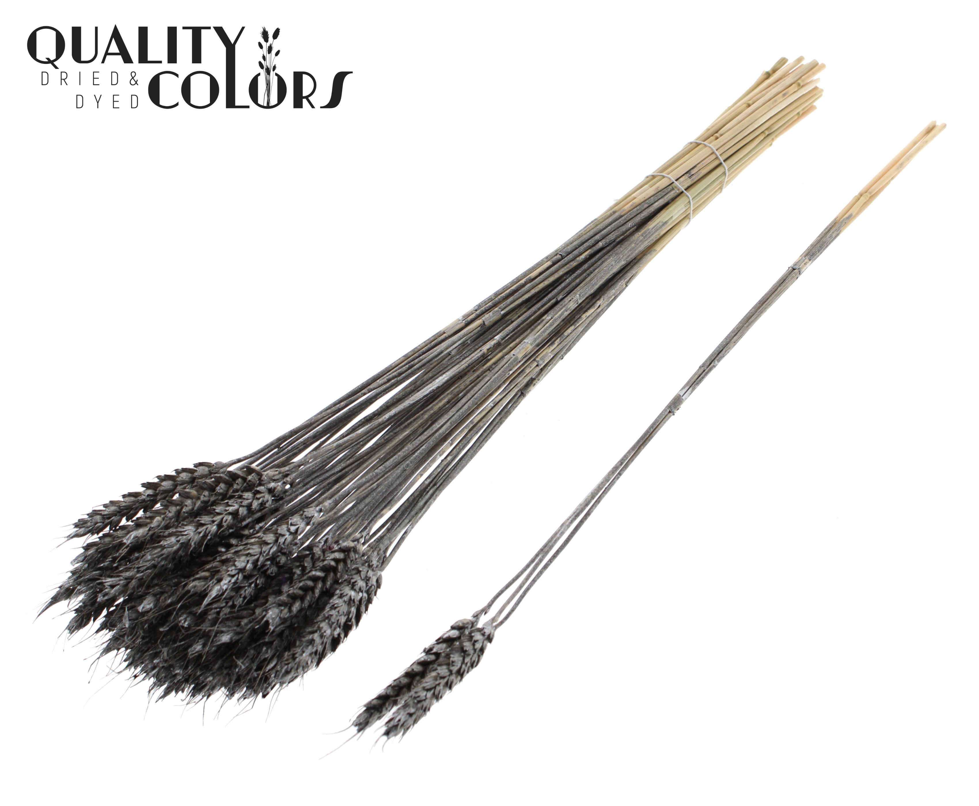 Triticum Tuft Metallic Graphite 55cm