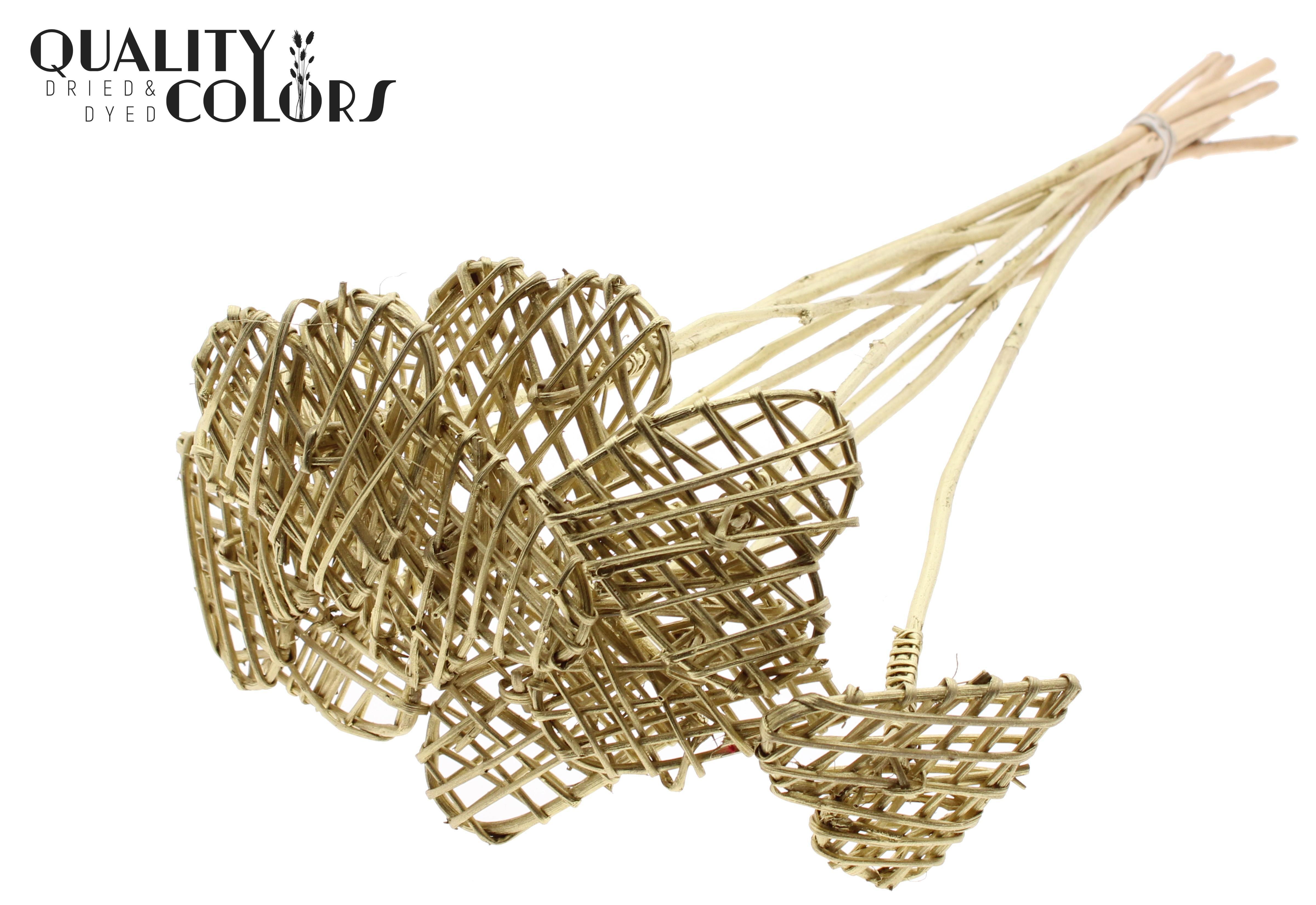 Lata Heart Gold 50cm