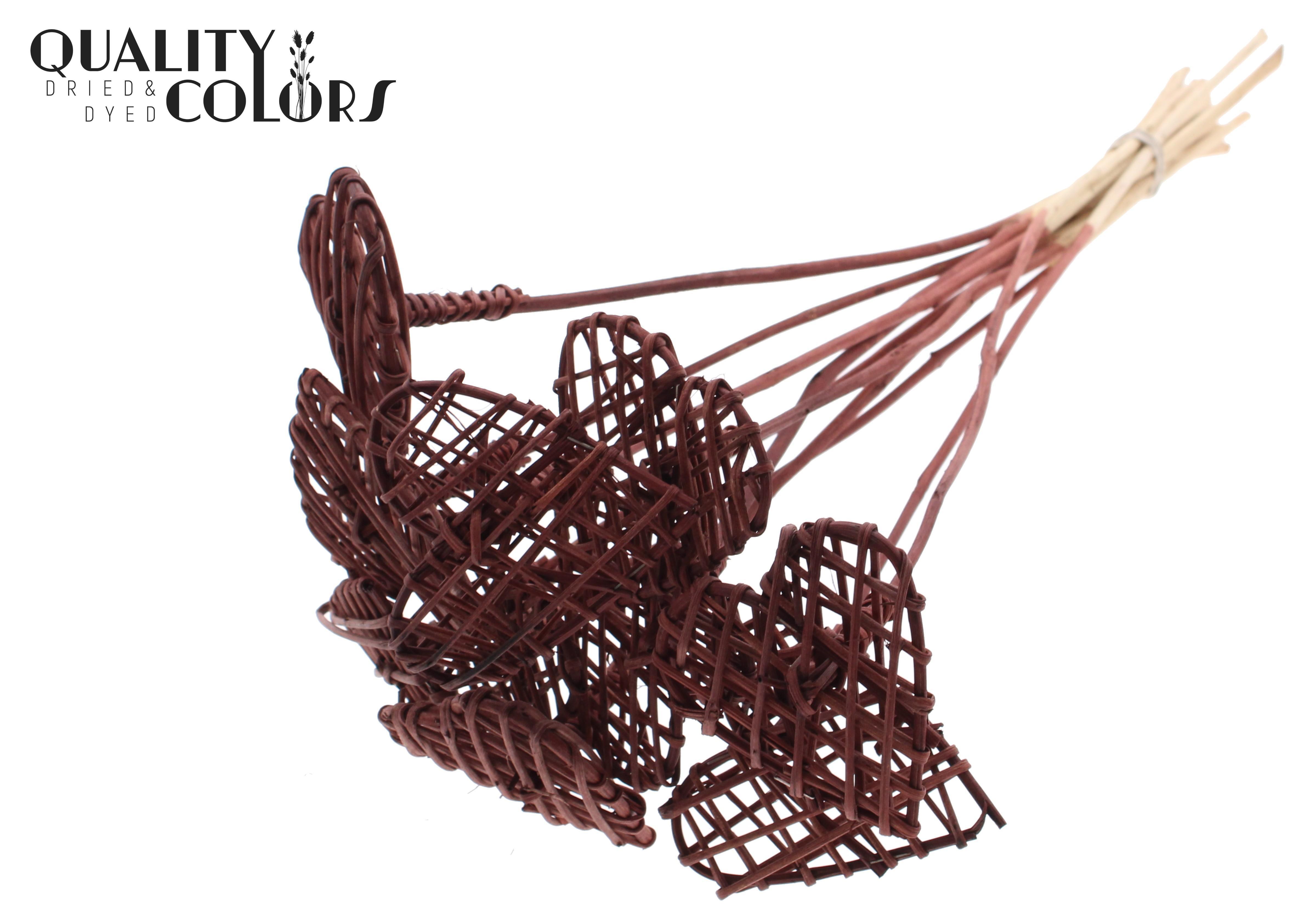 Lata Heart Brown 50cm