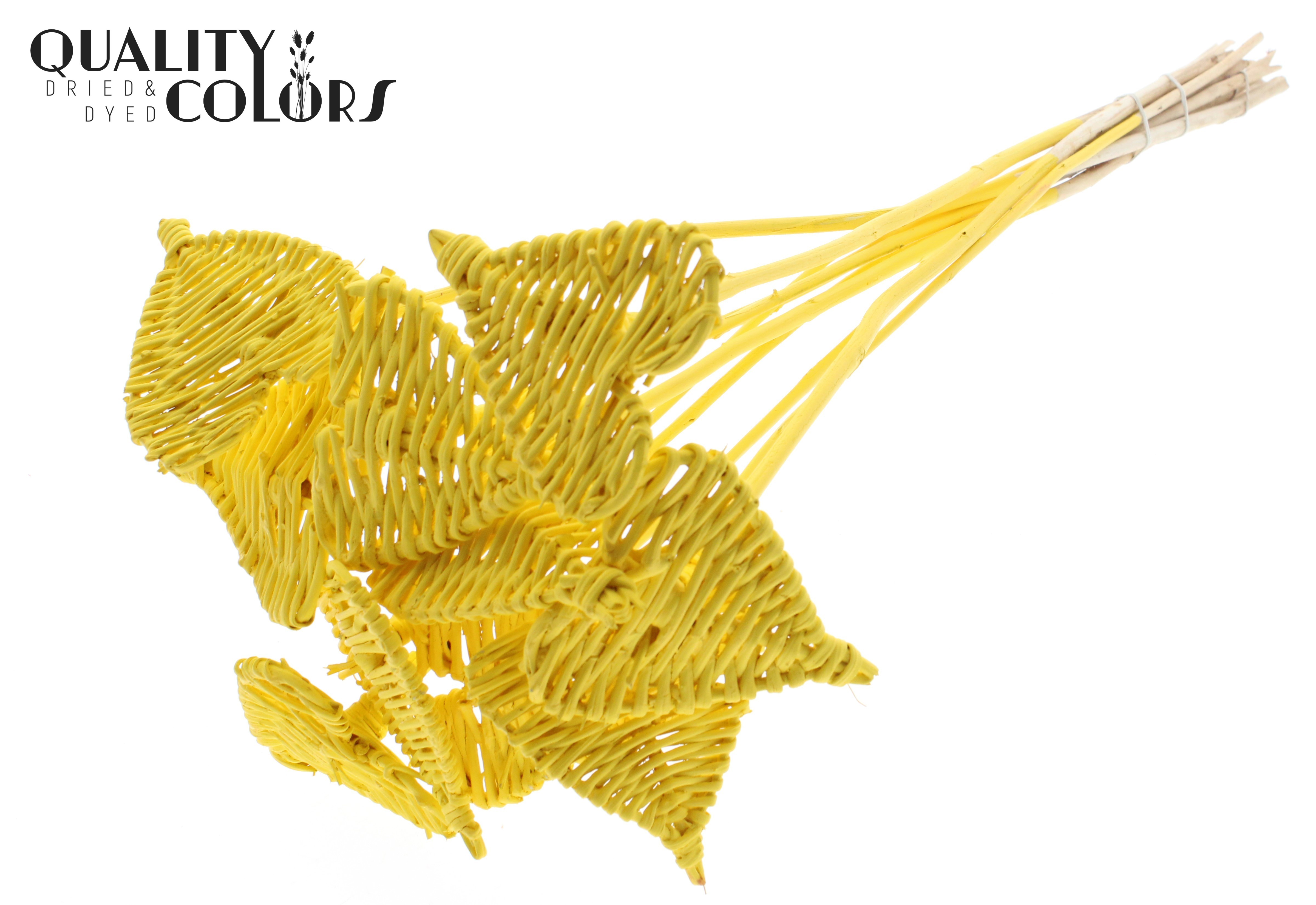Lata Heart Yellow 50cm