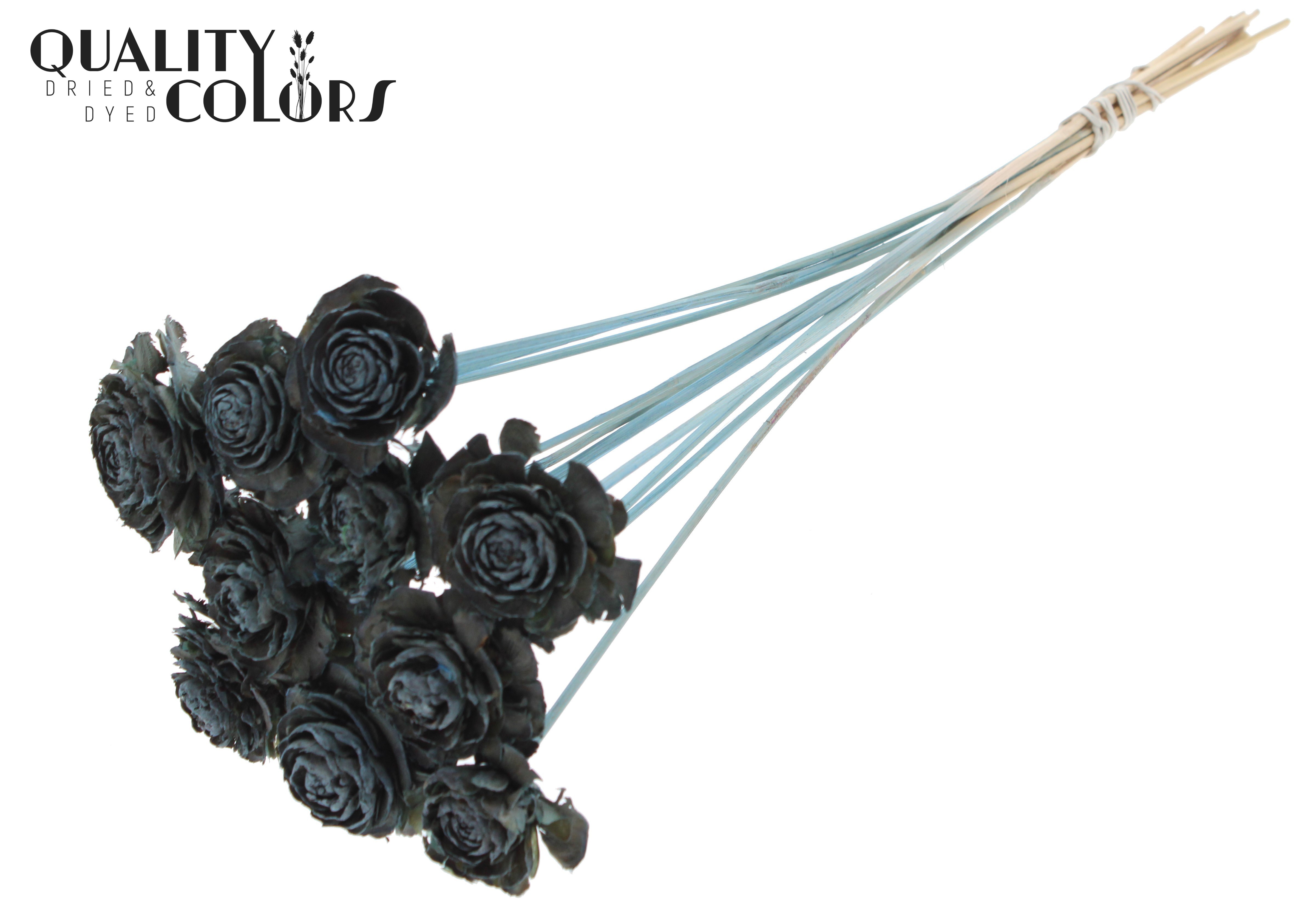 Cedar Rose Frosted Light Blue 50cm