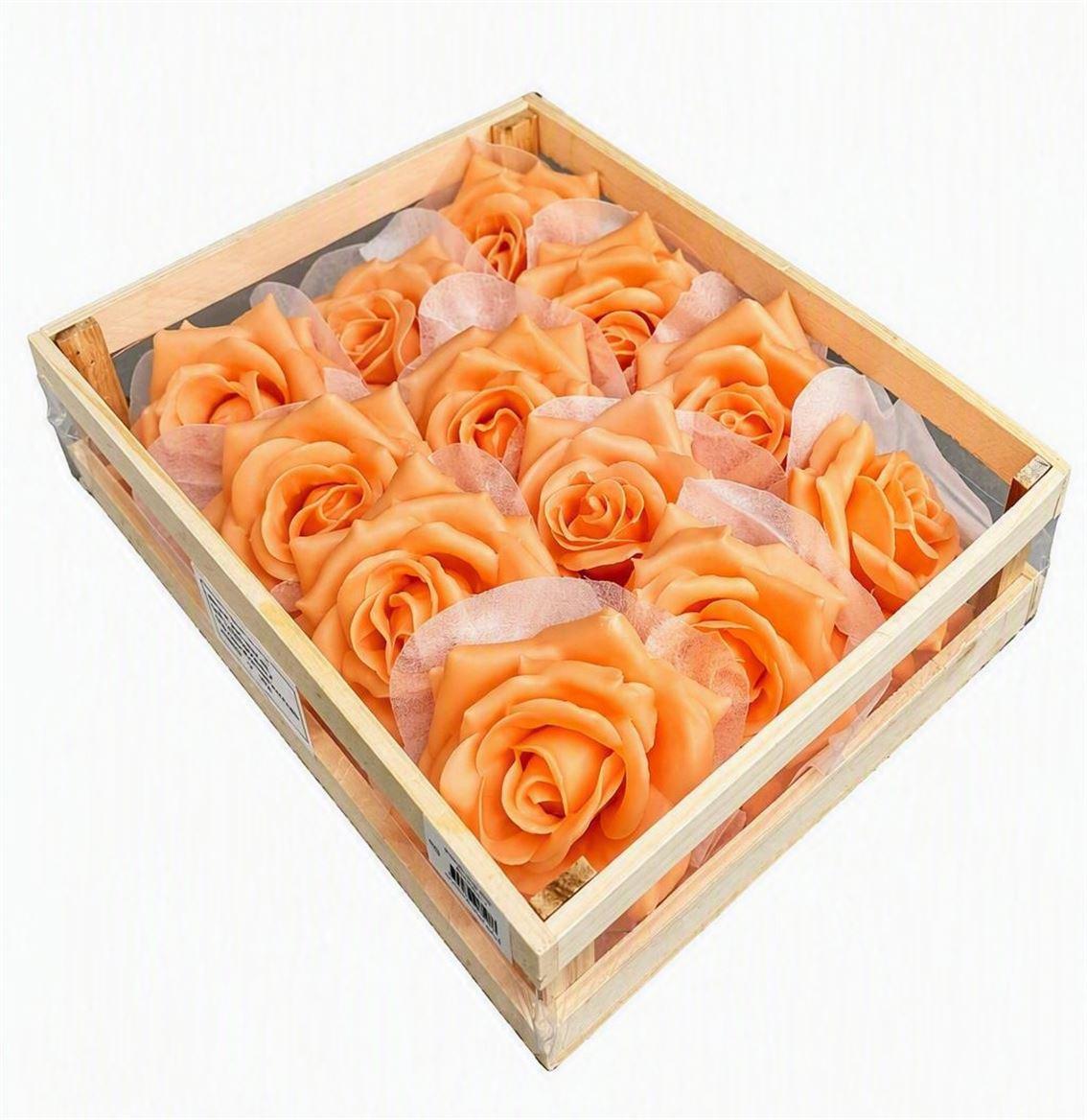 Deco Wax Rose Peach D10