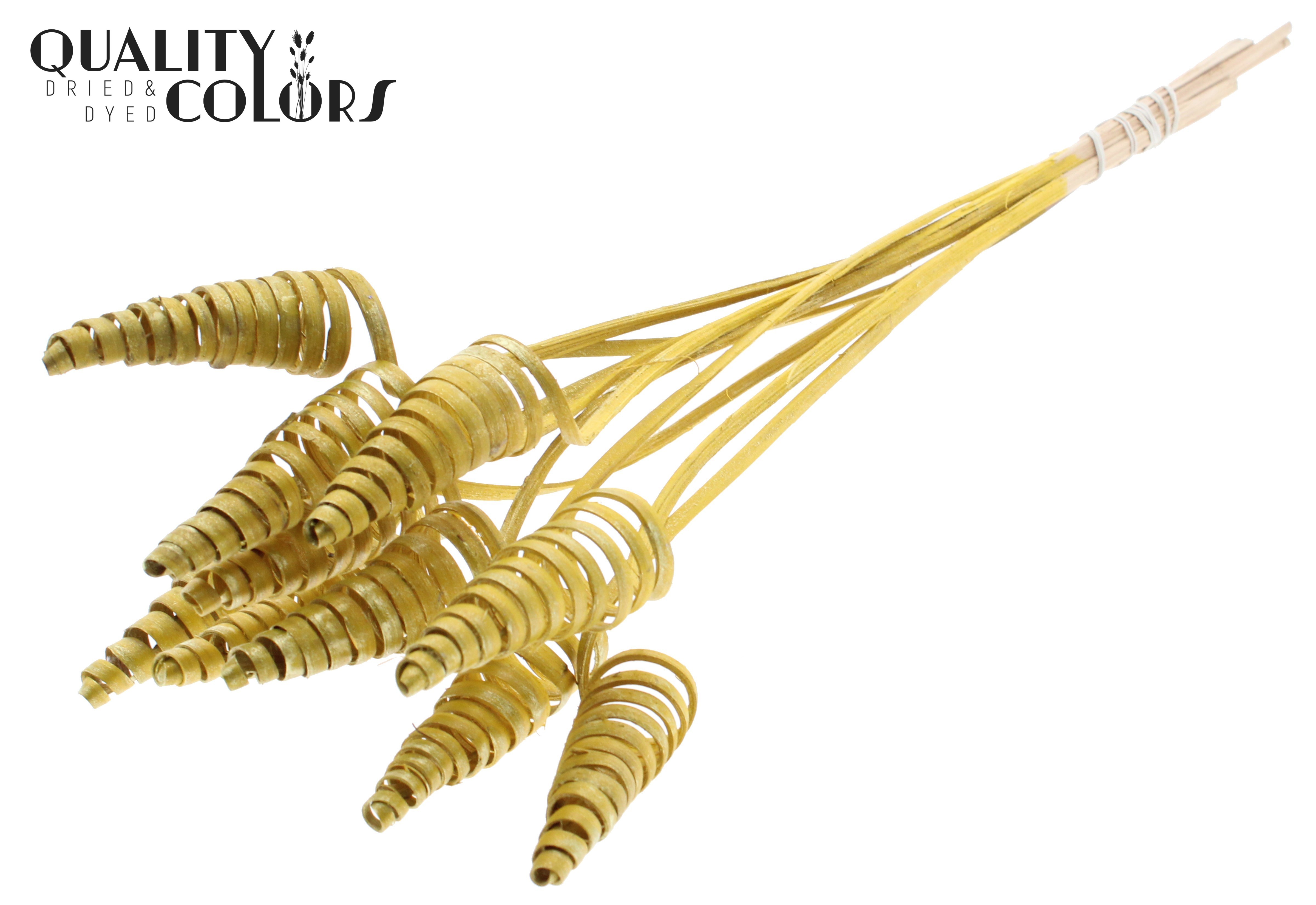 Cane Cone Metallic Yellow 50cm