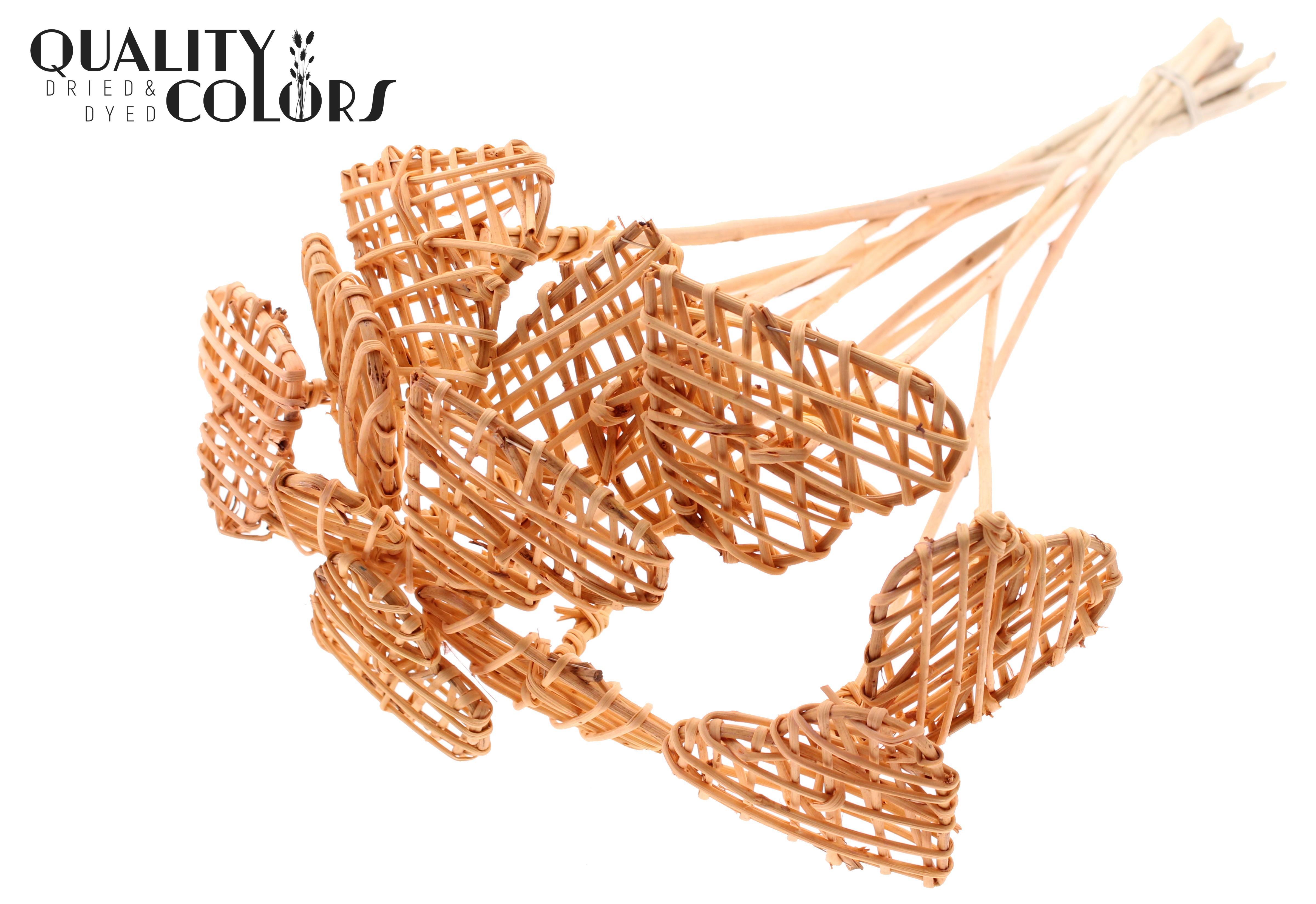 Lata Heart Frosted Salmon 50cm